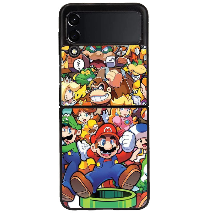 Super Mario Party Samsung Galaxy Z Flip 4 5G 2022 Case