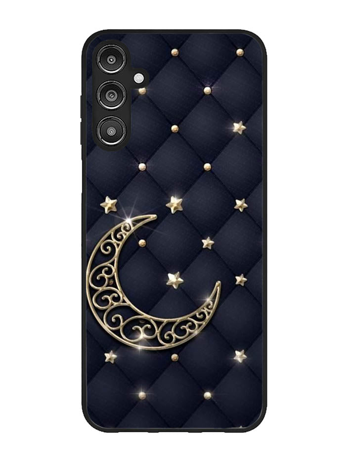 Golden Stars and Moon Samsung Galaxy A14 5G Case