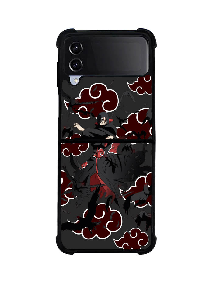 Naruto Itachi Uchiha Crows Jutsu 1st Samsung Galaxy Z Flip 4 5G 2022 Case