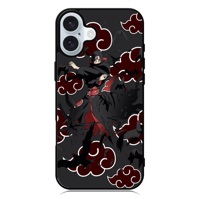 Naruto Itachi Uchiha Crows Jutsu 1st iPhone 16 Case