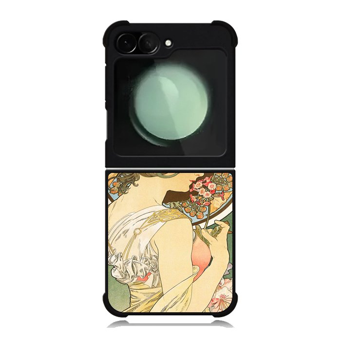 Alphonse Mucha Primrose Art Nouveau Samsung Galaxy Z Flip 6 Case