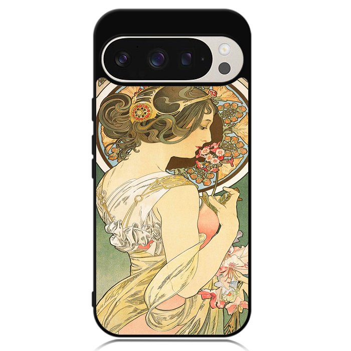 Alphonse Mucha Primrose Art Nouveau Google Pixel 9 | Pixel 9 Pro Case