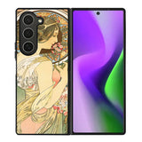 Alphonse Mucha Primrose Art Nouveau Samsung Galaxy Z Fold 6 Case