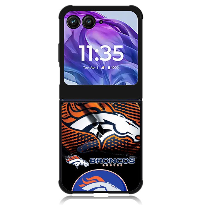 Denver Broncos Logo 1st Motorola Moto Razr Plus 2024 , Moto Razr+ 2024 Case