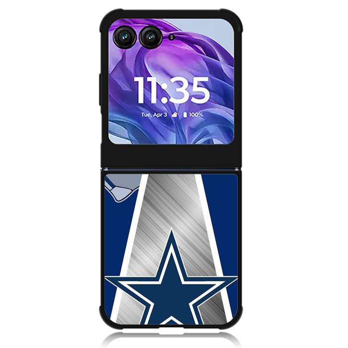 Dallas Cowboys Decal 2nd Motorola Moto Razr Plus 2024 , Moto Razr+ 2024 Case