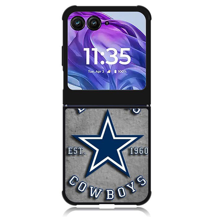 Dallas Cowboys 1960 Motorola Moto Razr Plus 2024 , Moto Razr+ 2024 Case