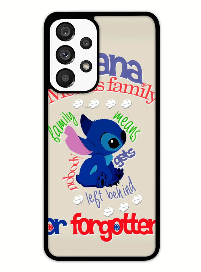 Stitch Disney Ohana Means Family Samsung Galaxy A53 5G Case