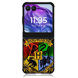 Harry Potter Hogwarts Logo wood Motorola Moto Razr Plus 2024 , Moto Razr+ 2024 Case