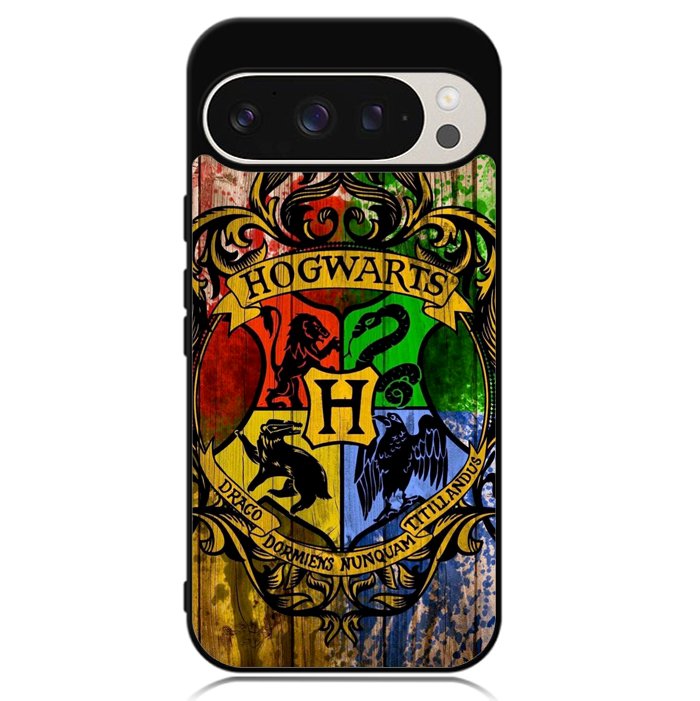 Harry Potter Hogwarts Logo wood Google Pixel 9 Pro XL Case