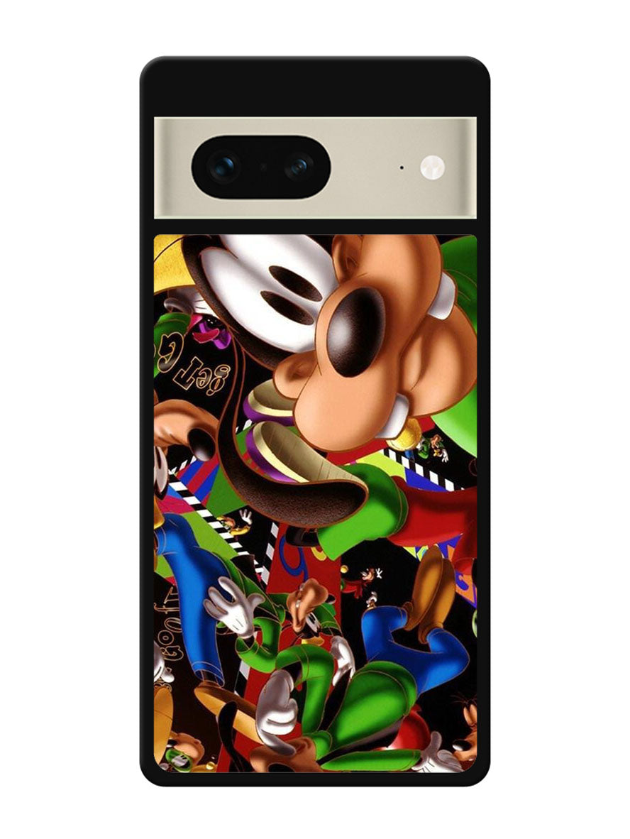goofy disney collage Google Pixel 7 Case