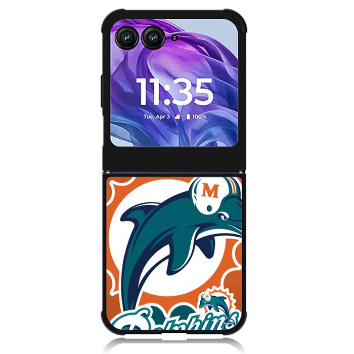 Miami Dolphins 3rd Motorola Moto Razr Plus 2024 , Moto Razr+ 2024 Case