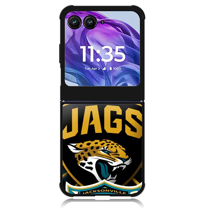 Jacksonville Jaguars Motorola Moto Razr Plus 2024 , Moto Razr+ 2024 Case