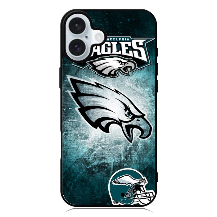 Philadelphia Eagles Logo 1st iPhone 16 Plus Case