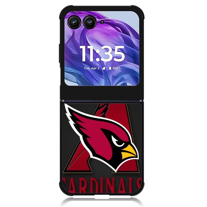 Arizona Cardinals 2nd Motorola Moto Razr Plus 2024 , Moto Razr+ 2024 Case