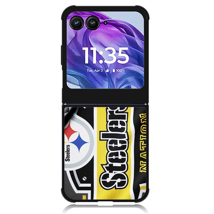 Pittsburgh Steelers Nation Motorola Moto Razr Plus 2024 , Moto Razr+ 2024 Case