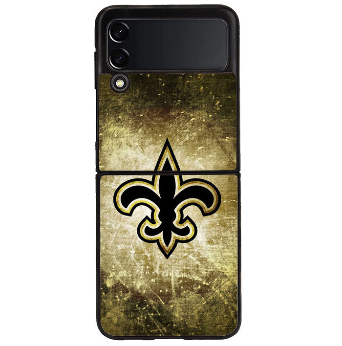 New Orleans Saints gold Samsung Galaxy Z Flip 4 5G 2022 Case