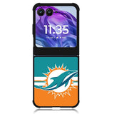 miami dolphins logo Motorola Moto Razr Plus 2024 , Moto Razr+ 2024 Case