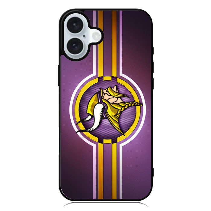 Minnesota Vikings Logo 1st iPhone 16 Plus Case