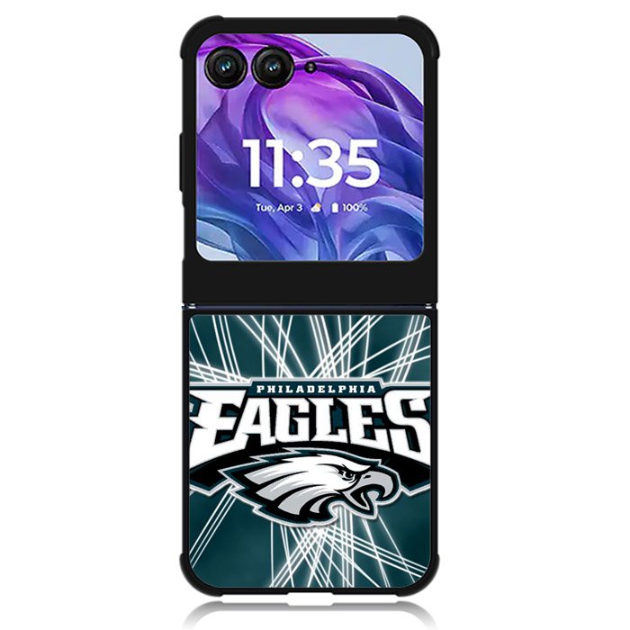 Philadelphia Eagles NFL Logo Motorola Moto Razr Plus 2024 , Moto Razr+ 2024 Case