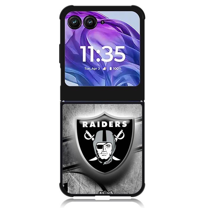 oakland raiders logo 9th Motorola Moto Razr Plus 2024 , Moto Razr+ 2024 Case