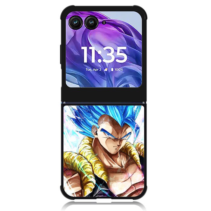 Gogeta Blue Art Dragon Ball Motorola Moto Razr Plus 2024 , Moto Razr+ 2024 Case