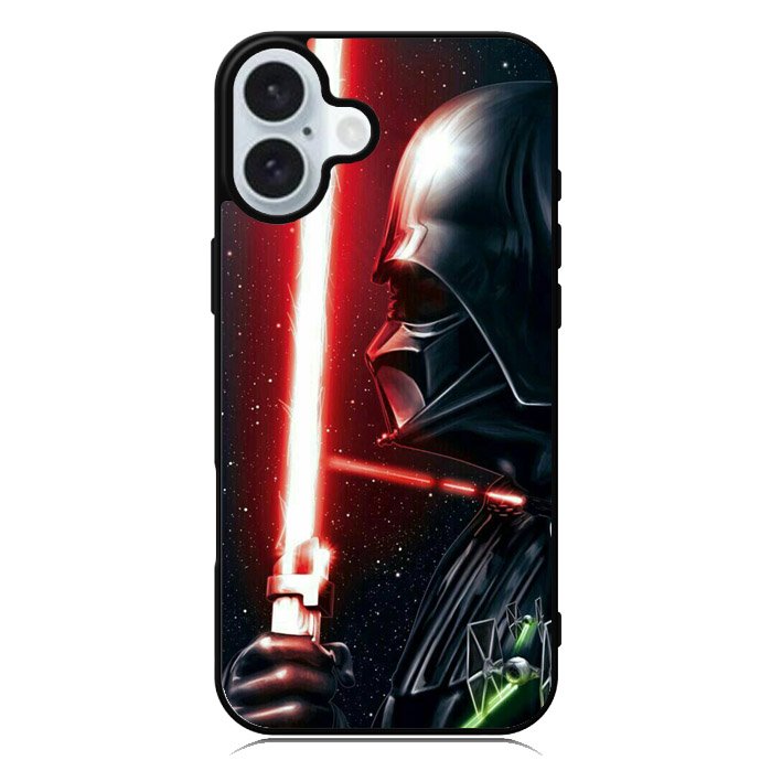 Darth Vader Red Saber iPhone 16 Case