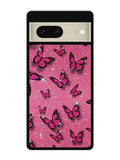 butterfly glitter Google Pixel 7 Case