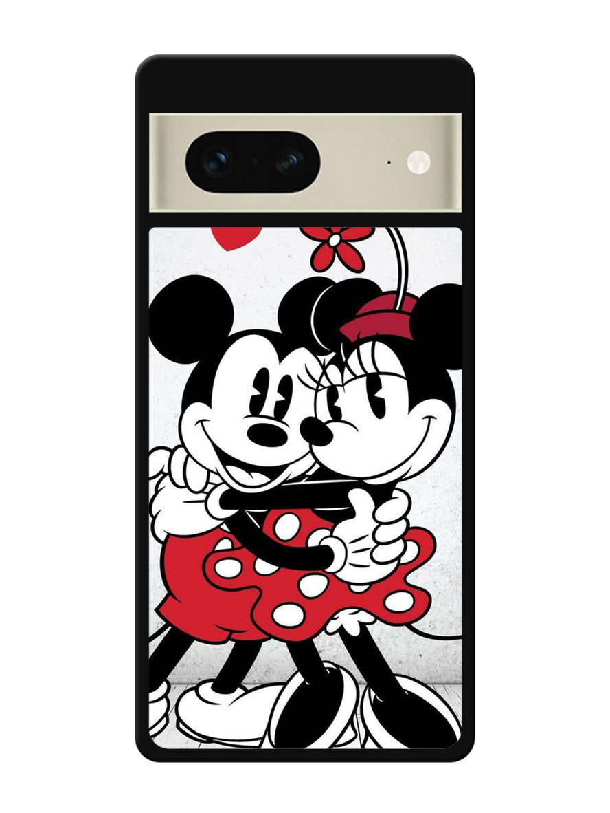 mickey mouse and minnie mouse Google Pixel 7 Case