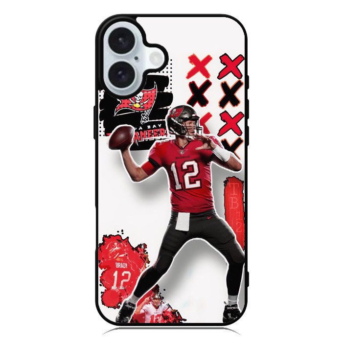 Tom Brady Tampa Bay Buccaneers iPhone 16 Plus Case