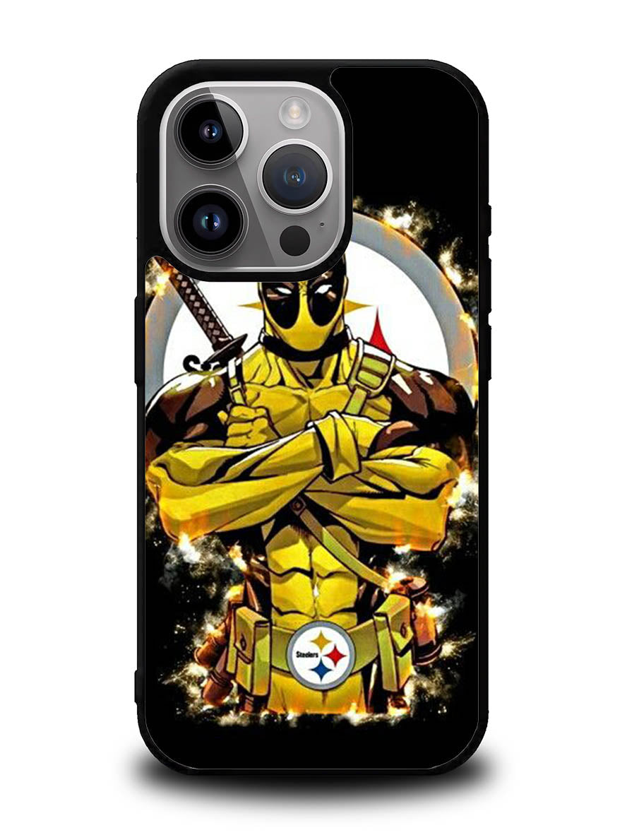 Pittsburgh Steelers Deadpool iPhone 16 Pro Max Case