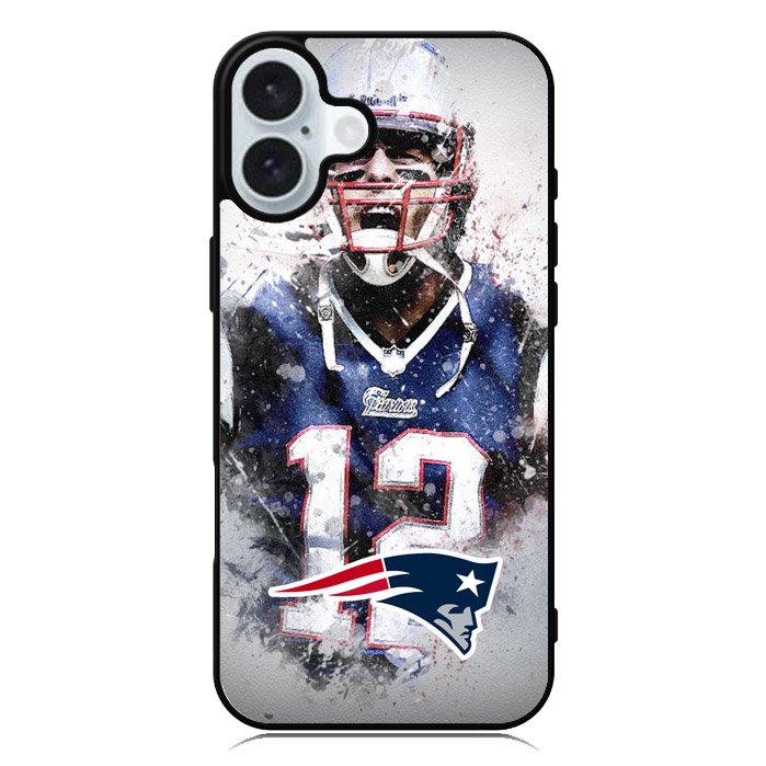 Tom Brady New England Patriots iPhone 16 Case