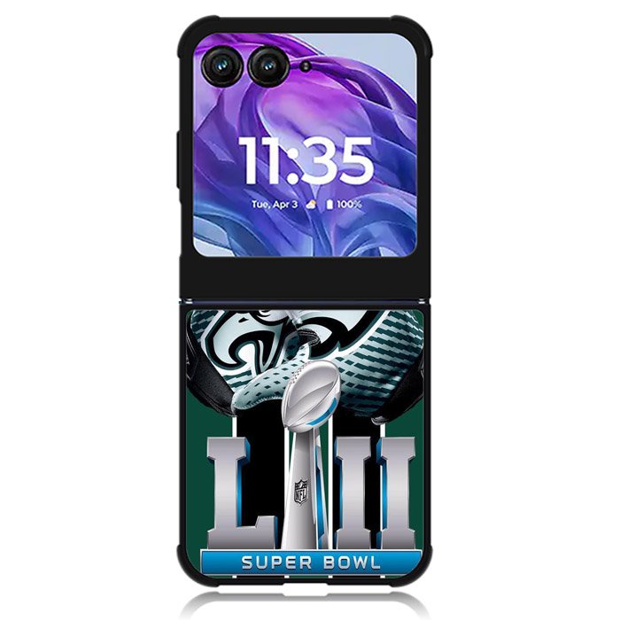 Philadelphia Eagles 4th Motorola Moto Razr Plus 2024 , Moto Razr+ 2024 Case