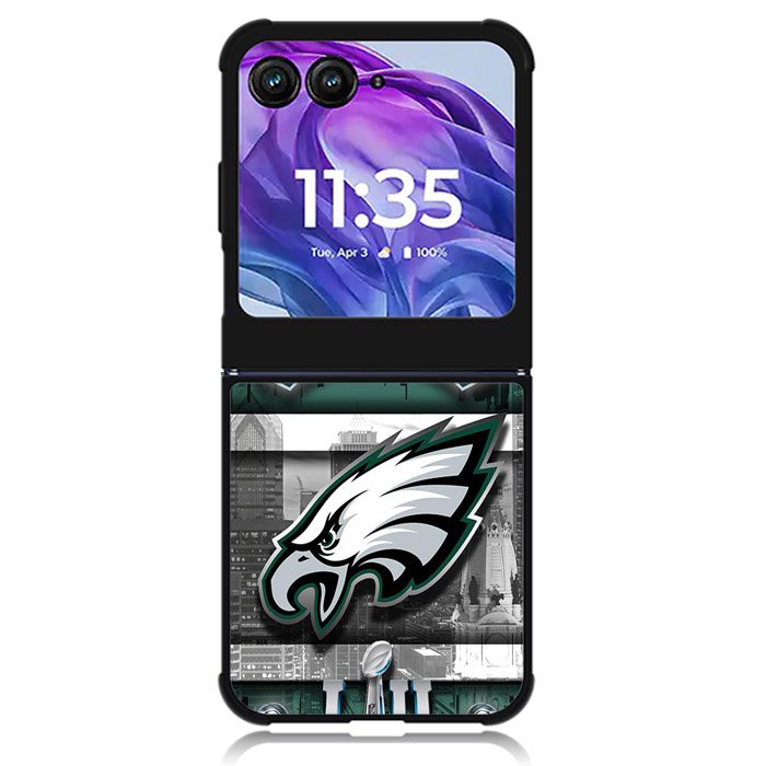 Philadelphia Eagles 3rd Motorola Moto Razr Plus 2024 , Moto Razr+ 2024 Case