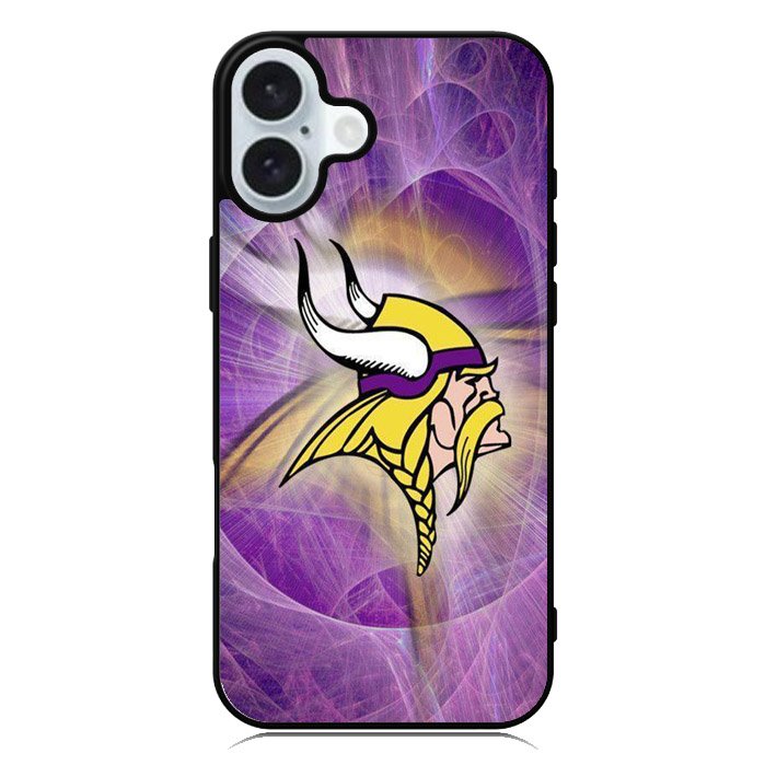 minnesota vikings wallpaper iPhone 16 Plus Case