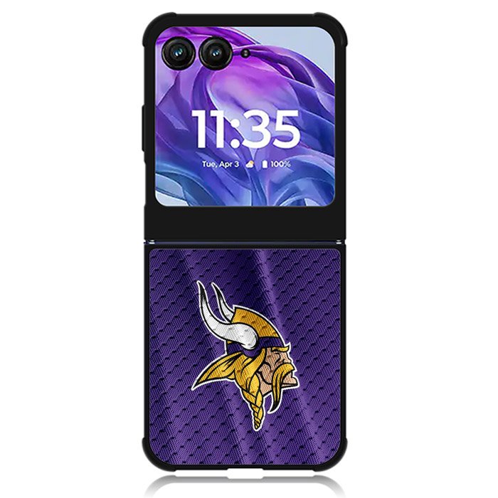 minnesota vikings 4th Motorola Moto Razr Plus 2024 , Moto Razr+ 2024 Case