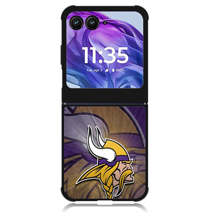 minnesota vikings 3rd Motorola Moto Razr Plus 2024 , Moto Razr+ 2024 Case