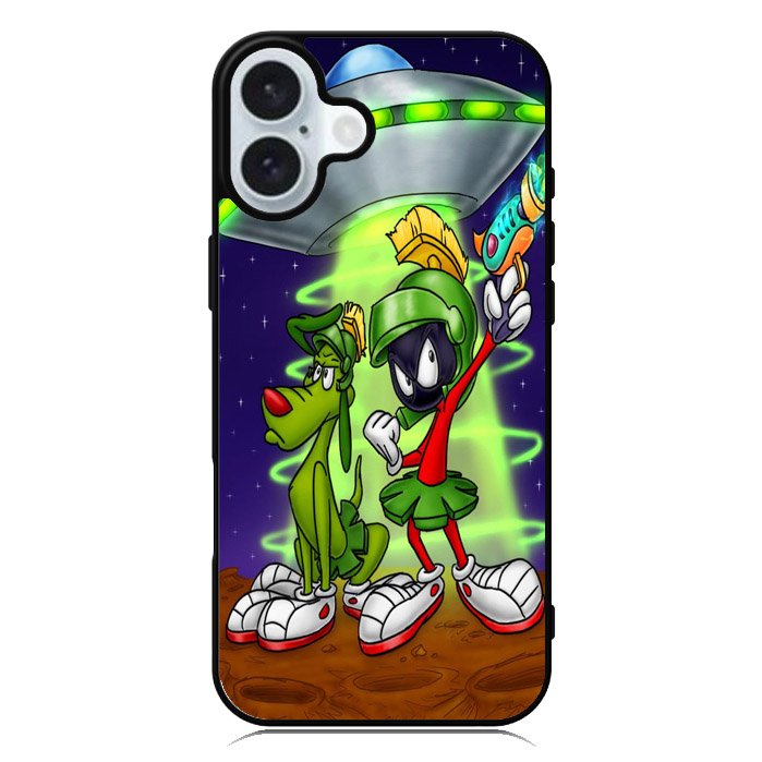 marvin the martian ufo iPhone 16 Case