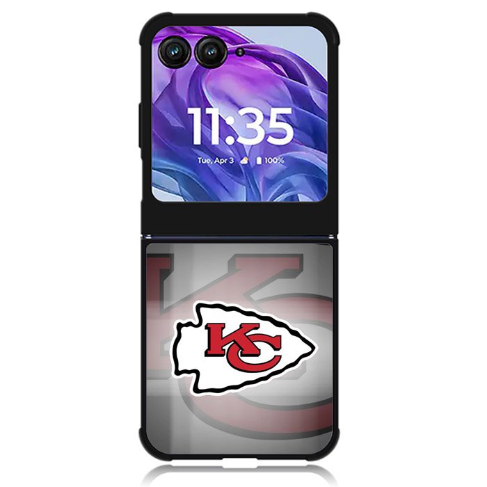 Kansas City Chiefs logo 2nd Motorola Moto Razr Plus 2024 , Moto Razr+ 2024 Case