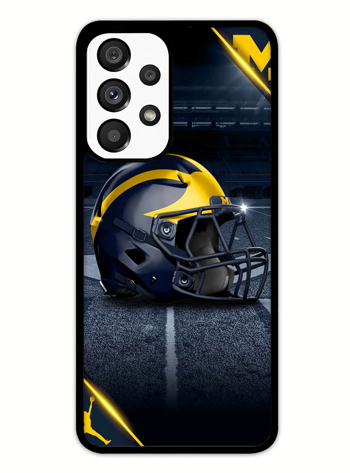 michigan wolverines helmet Samsung Galaxy A53 5G Case