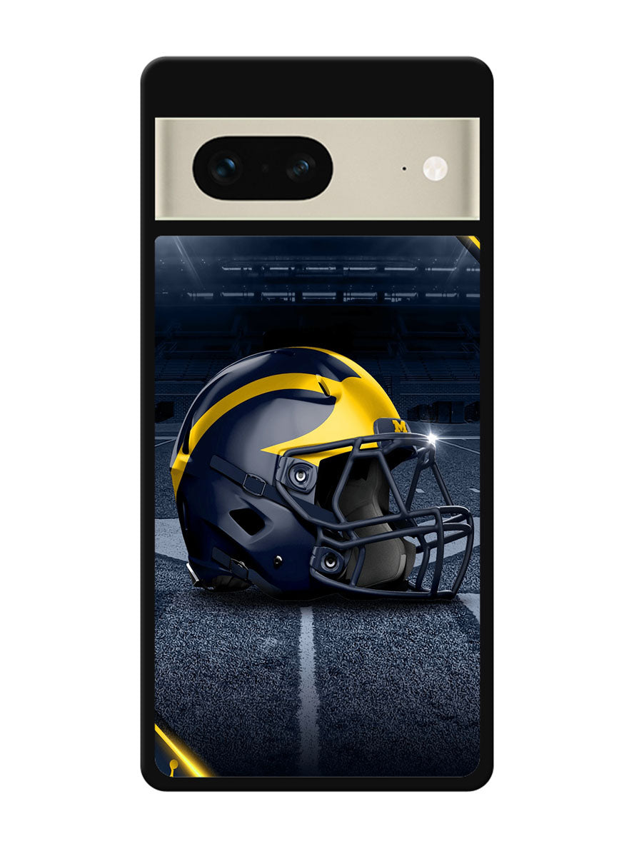 michigan wolverines helmet Google Pixel 7 Case