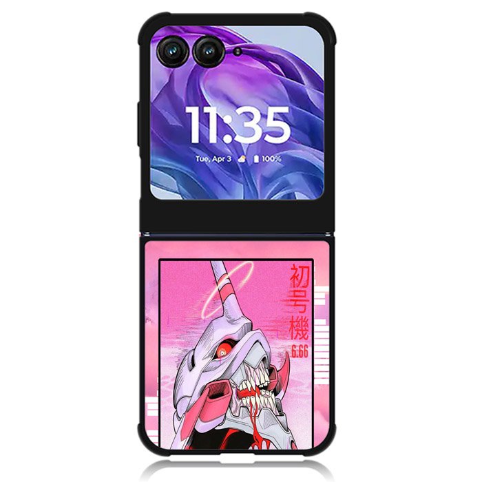 Aesthetic Evangelion Motorola Moto Razr Plus 2024 , Moto Razr+ 2024 Case