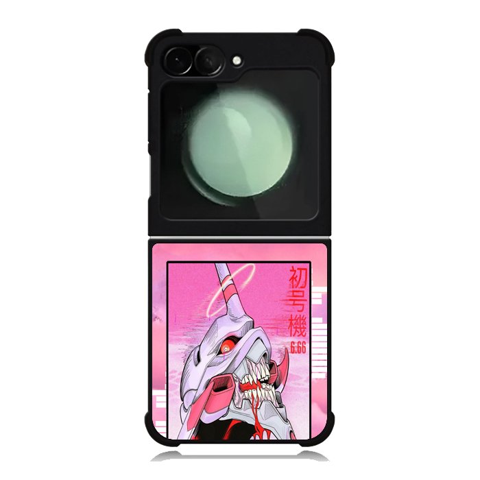 Aesthetic Evangelion Samsung Galaxy Z Flip 6 Case