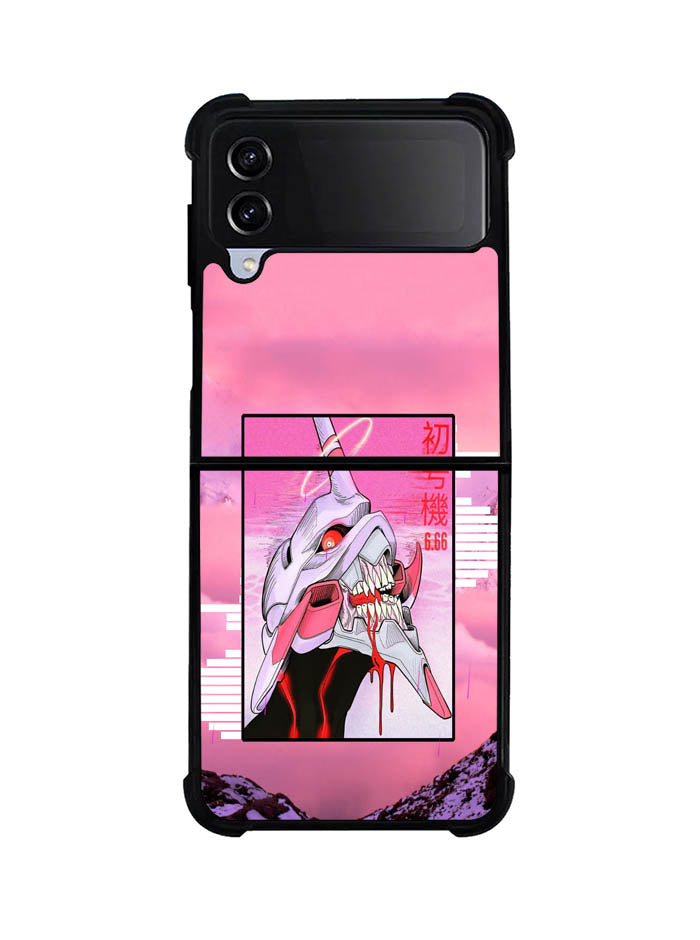 Aesthetic Evangelion Samsung Galaxy Z Flip 4 5G 2022 Case