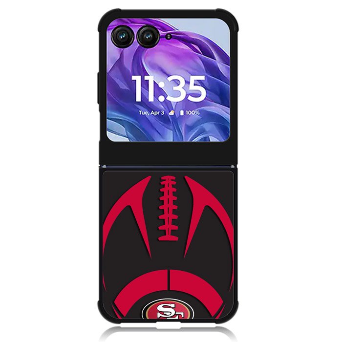 San Francisco 49Ers 10th Motorola Moto Razr Plus 2024 , Moto Razr+ 2024 Case