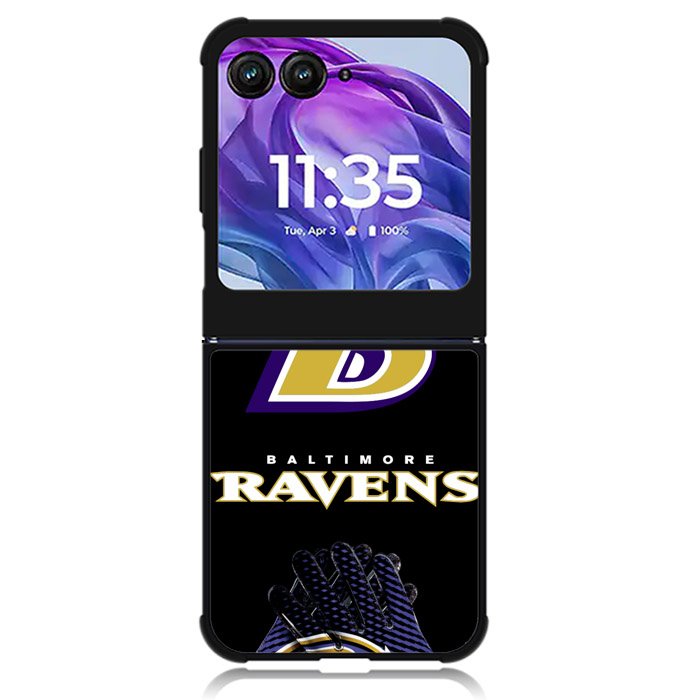 baltimore ravens football 1st Motorola Moto Razr Plus 2024 , Moto Razr+ 2024 Case