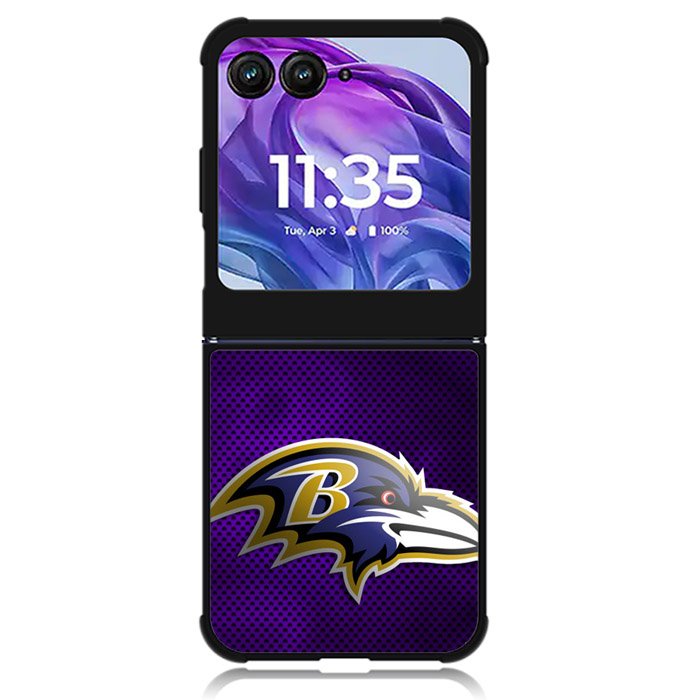 Baltimore Ravens Logo 1st Motorola Moto Razr Plus 2024 , Moto Razr+ 2024 Case