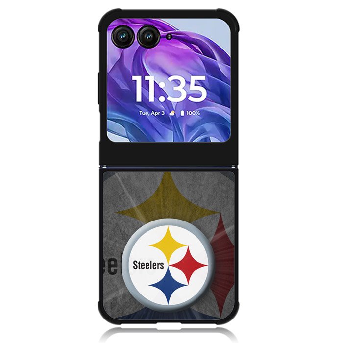 Pittsburgh Steelers Logo 1st Motorola Moto Razr Plus 2024 , Moto Razr+ 2024 Case