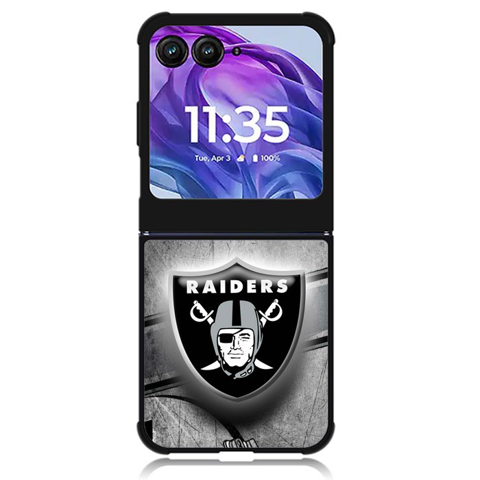 Oakland Raiders 3rd Motorola Moto Razr Plus 2024 , Moto Razr+ 2024 Case