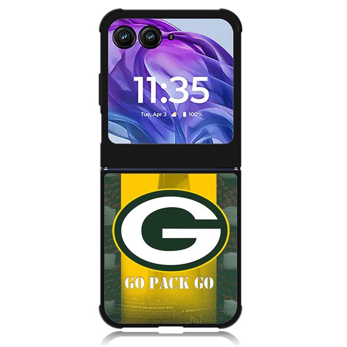 Green Bay Packers 2nd Motorola Moto Razr Plus 2024 , Moto Razr+ 2024 Case