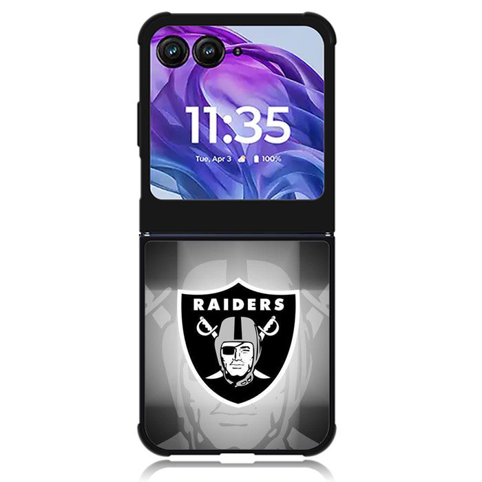 Oakland Raiders NFL Motorola Moto Razr Plus 2024 , Moto Razr+ 2024 Case